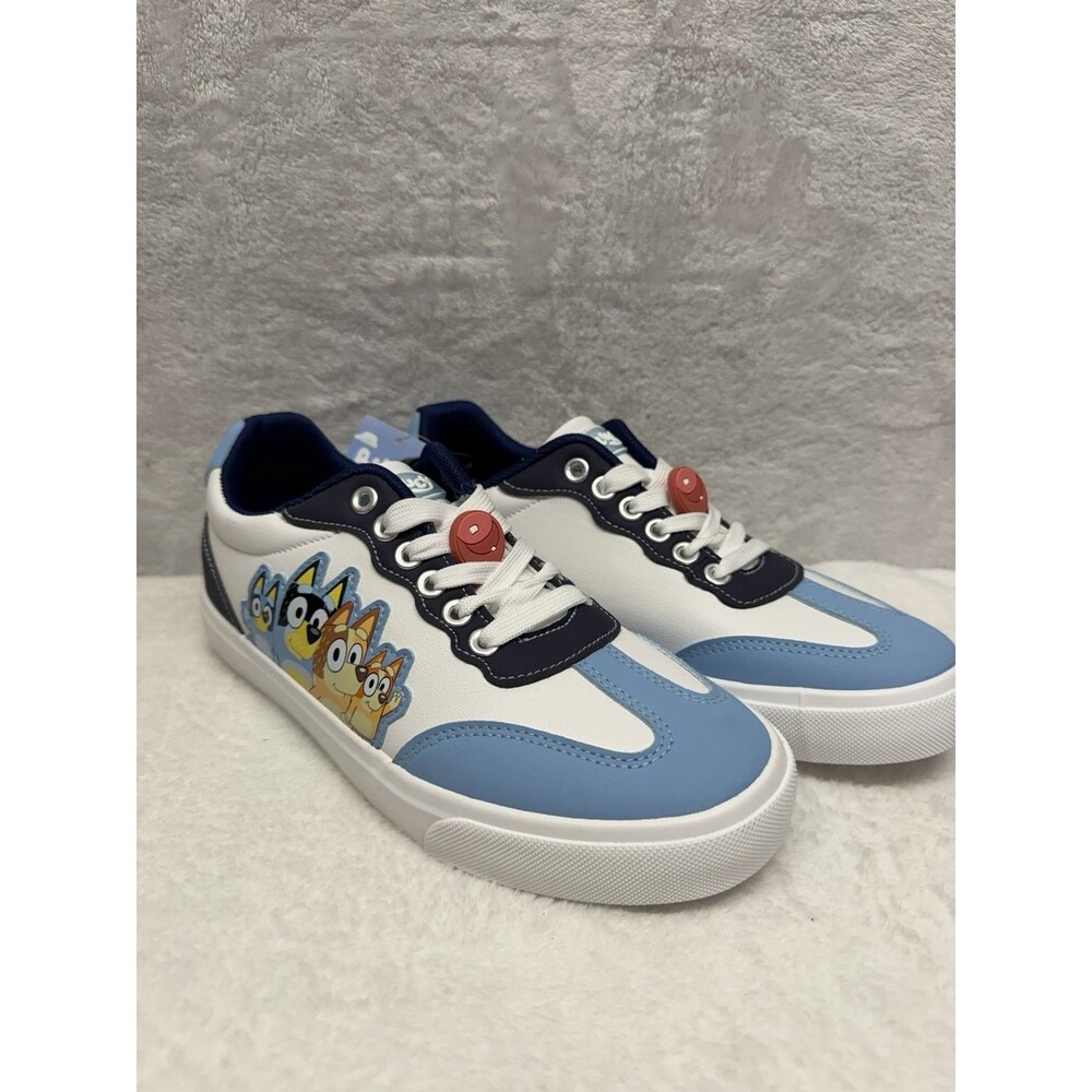 Bluey Women’s Sneakers Size 8 Cartoon Lace Up Casual Shoes